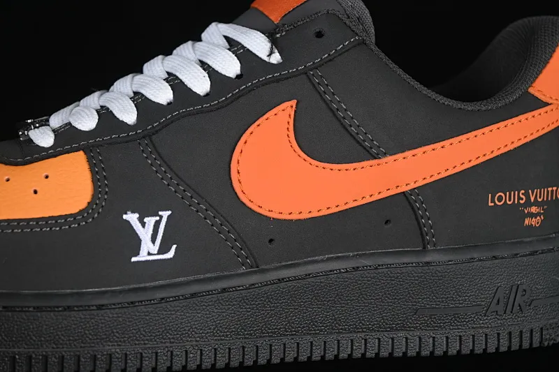 All categories Nk Air Force 1 Air Force series Nk Air Force 1 Low Air Force low top Nike Air Force 1'07 Low Year of the Horse limited edition Charcoal gray twilight orange Air Force 1 low top casual sneakers XY9025-004